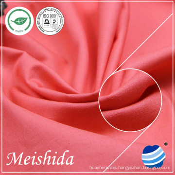 high quality 65% polyester 35% cotton peach stretch twill fabric factory